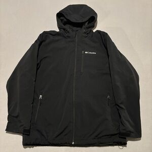 Columbia Men's Ascender Water-Resistant Softshell Jacket Large Black Outdoor